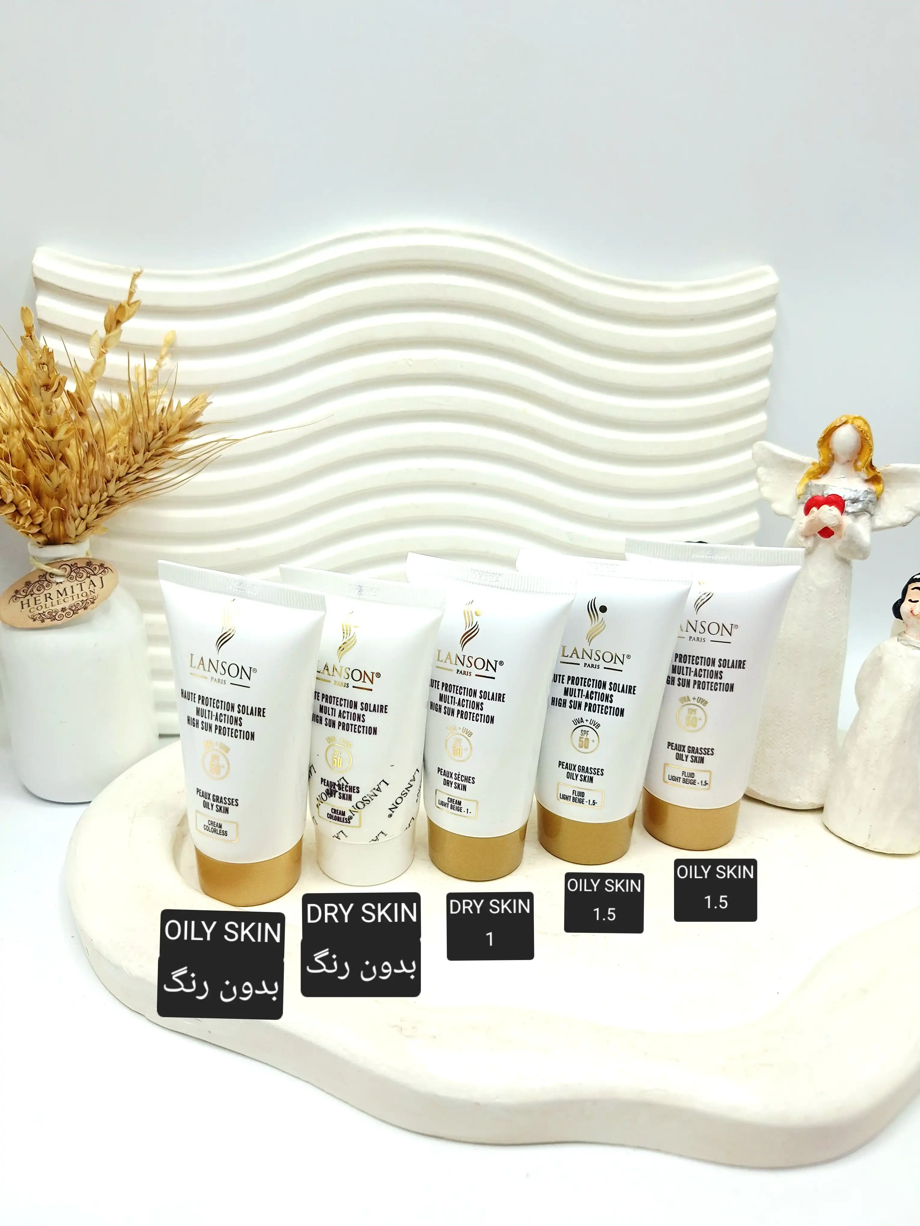 ضد آفتاب کرم پودری لانسون اصلی LANSON SPF 50 ک. ۰۰۷۳