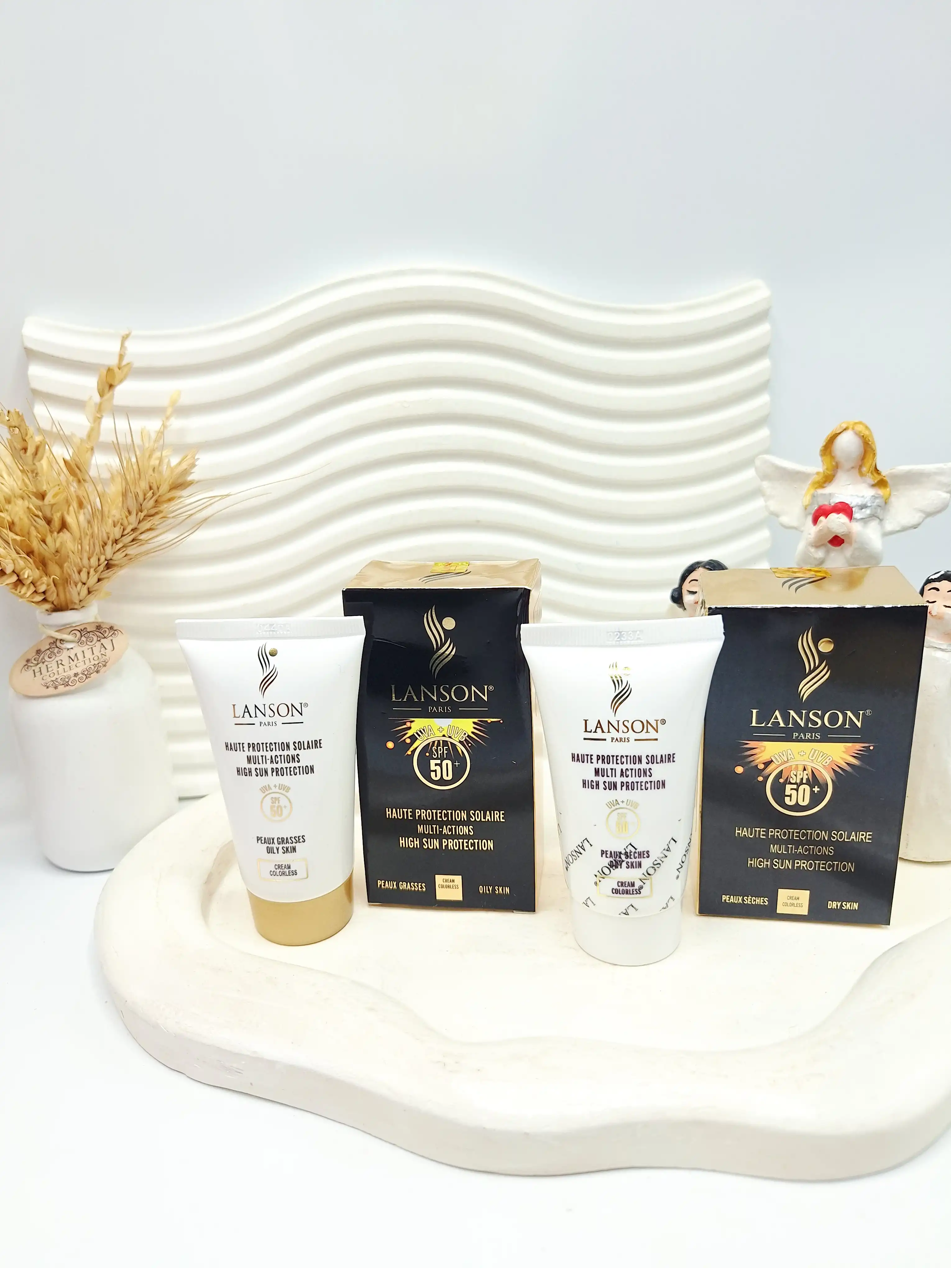 ضد آفتاب کرم پودری لانسون اصلی LANSON SPF 50 ک. ۰۰۷۳