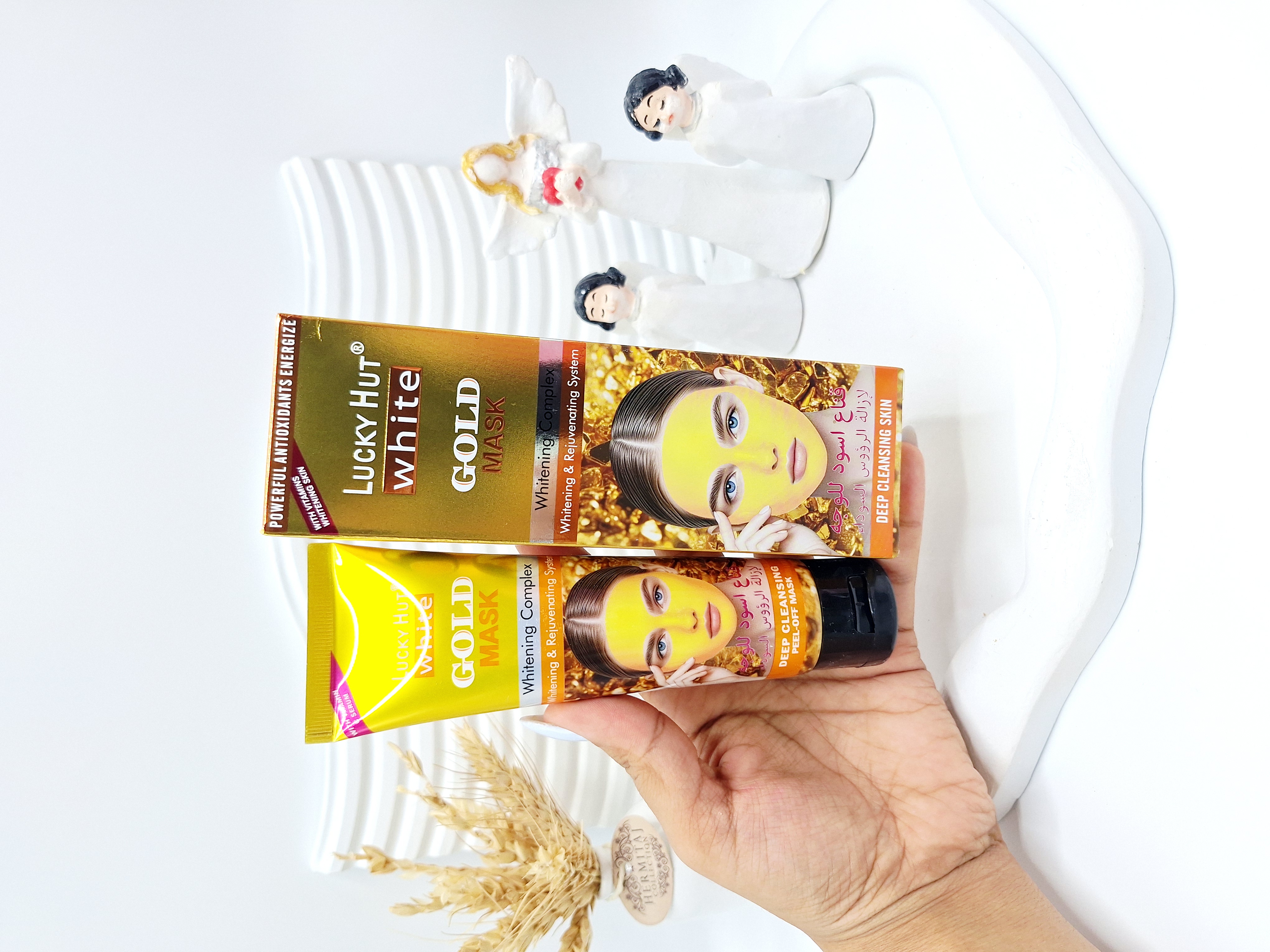 ماسک تیوپی پیل آف طلا برند LUCKY HUT کد ۲۷۸۰